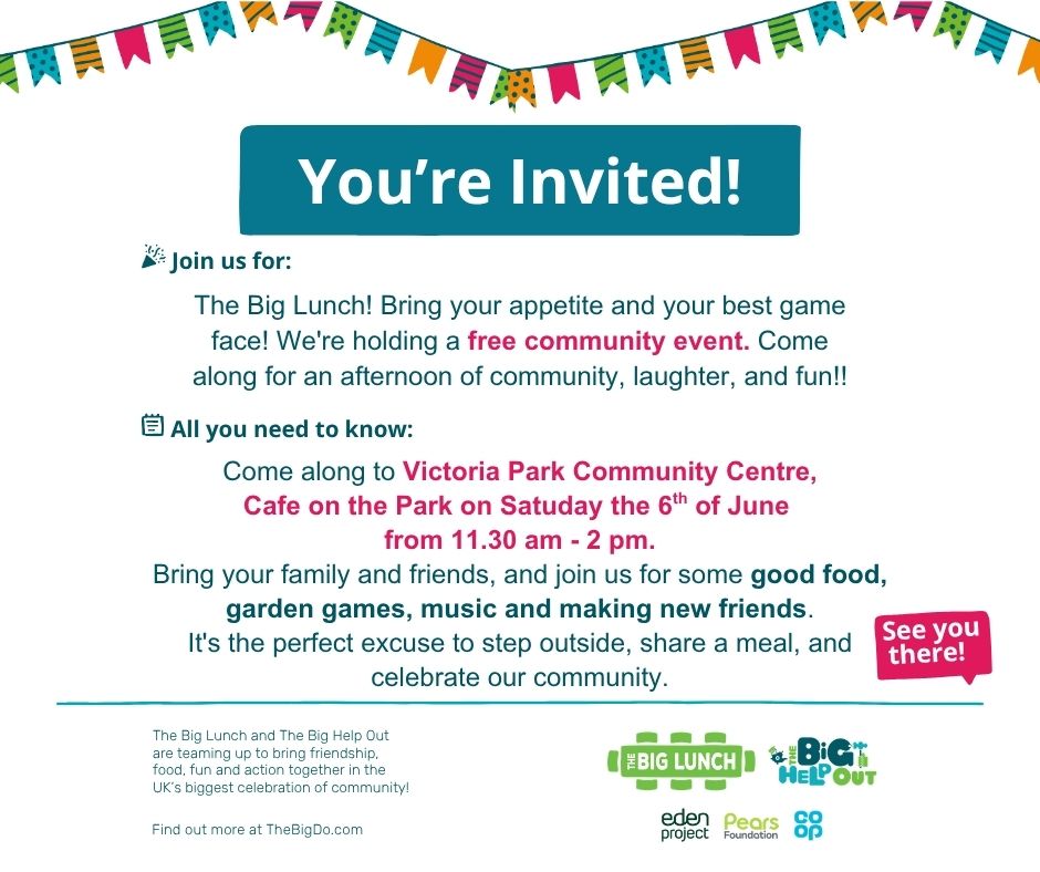 Poster advertising The Big Lunch